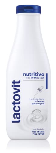 Lactovit - Gel de Ducha Nutritivo e Hidratante, Piel Fuerte y Joven, Textura Cremosa y Ligera,...