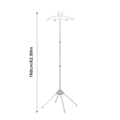 Support porte-vêtements pour défroisseur : repassage vertical stable pour robe et chemise
