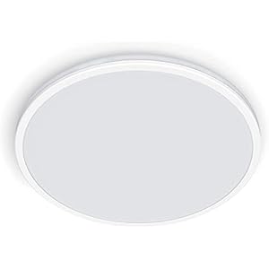 Philips LED Mauve Deckenleuchte mit integrierter Bewegungsmelder, 18W, Warm Weiß