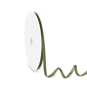 EPVIDO Olivgrünes Samtband 1.9 cmx9.1 m