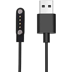 Cargador Para Reloj Inteligente Chino Aliwisdom Cargador magnético Universal para Reloj Inteligente, Cable de Carga de Repuesto de Magnético USB de Cargador de 4 Pines Cargador de Espaciado de Pines 7,62 mm - Accesorios de smartwatch