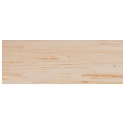 vidaXL Tablero de Mesa Rectangular Madera Maciza Pino 110x40x1,7 cm