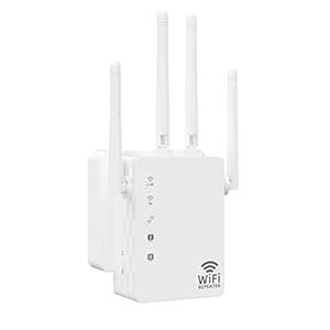 2023 WiFi Extender,5G Dual Band 1200Mbps Fastest WiFi Long Range Extenders Booster Covers Up to 8500 Sq.Ft and 40 Devices Wireless Internet Repeater and Signal Amplifier for Home Easy Setup