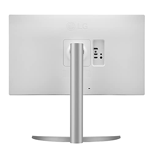 Image of LG 27UP650-W Monitor 27 inch UHD (3840 x 2160) IPS Display, VESA DisplayHDR 400, DCI-P3 95% Color Gamut, 3-Side Virtually Borderless Display, Height /Pivot /Tilt Adjustable Stand - Silver