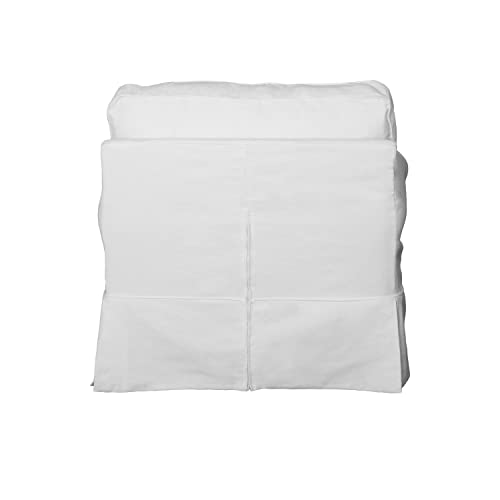 Sillón plegable tela blanca miniatura 5