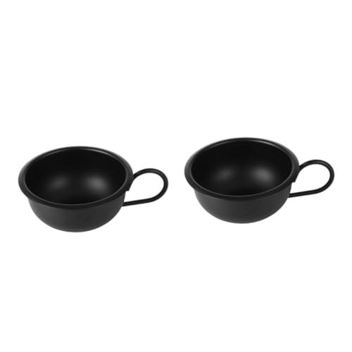 FRCOLOR 2 Cuencos De Afeitar Negros Para Hombre Cuencos De Afeitar Para Hombre Cuenco Para Crema De Afeitar