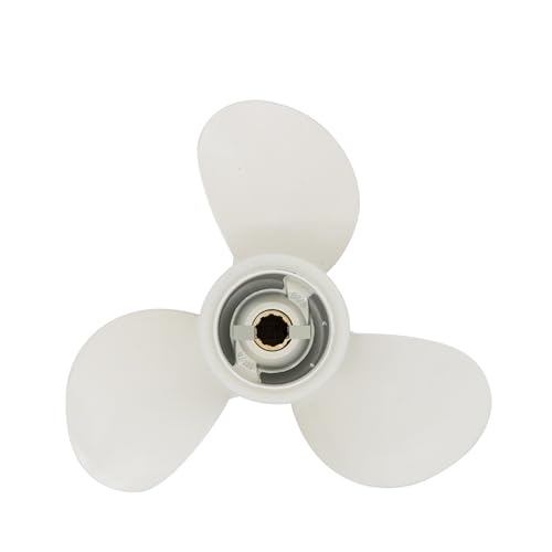 船外機プロペラ 20HP 25HP 30HP 9 7/8*11 1/4 ボートモーター用 アルミ合金製ネジ 3ブレード 10スプライン 664-45947-01-EL 簡単で交換出来ます