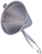 Sanho Sangyo AKL1605 UK One-Handed Colander (Monaka Handle), 8.7 inches (22 cm), 18-8 Stainless Steel, China