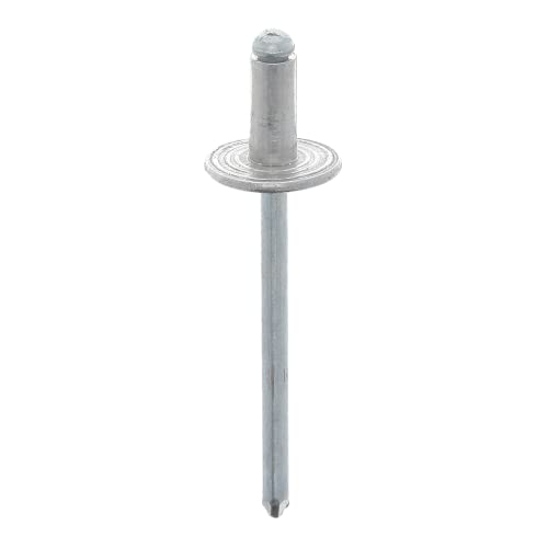 Rivet tête large aluminium Restagraf 4x8mm - Boîte de 500 pièces Réf 4313