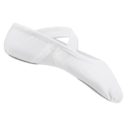 Image of Stelle Ballet Shoes Women Highly Stretch Canvas Dance Slippers Ballet Flats | Ballet shoes for women, Split suede outsole, Non-Slip, Breathable cotton lining, Elastic cross straps, Yoga, Ballet training