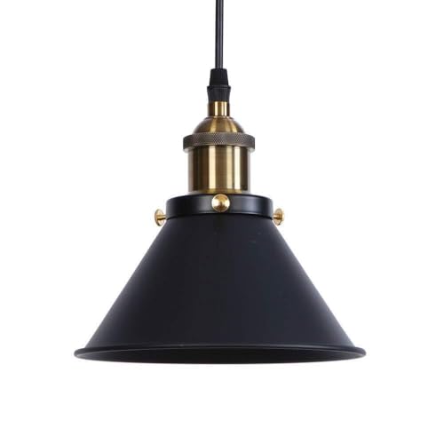 Abat-jour vintage E27 suspension luminaire industrielle rétro pour cuisine et maison
