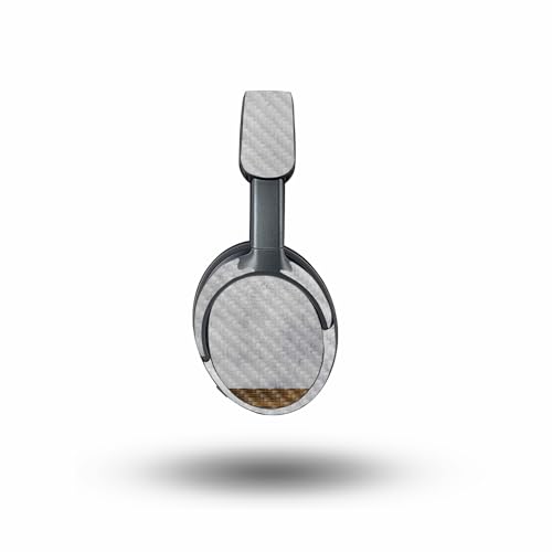 Image of MightySkins Carbon Fiber Skin Compatible with Bose QuietComfort Ultra - Concrete Wood | Protective, Durable Textured Carbon Fiber Finish | Easy to Apply