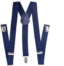bow tie house Y-Back style Suspender Belts for boys, kids,men and women (navy blue)-picture-22