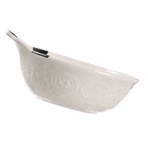 Abaodam 日式創意陶瓷猫?ボウル 手描き釉下彩デザートボウル フルーツサラダ用再利用可能な食器 安定した素材で鮮やかな色彩のかわいい動