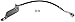 Dorman H621542 Brake Hydraulic Hose Compatible with Select Cadillac / Chevrolet / GMC Models