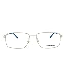  Montblanc MB0108O 003 optischen rahmen Silber Metall, größe 57 mm Mann
