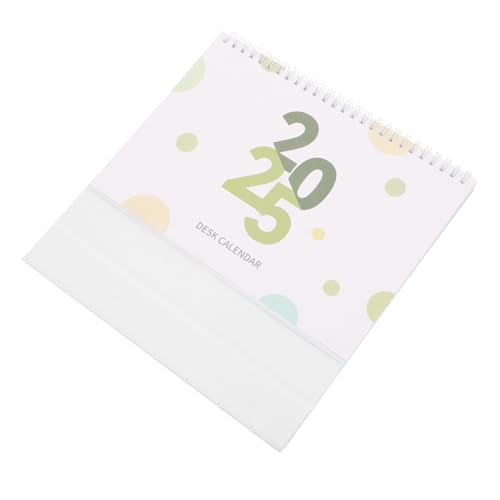 AGFELO 年卓上カレンダー 小型スタンディングデスクカレンダー 月から月までの月間プランナー 軽量耐久ペーパー使用 オフィス 学校 家用管