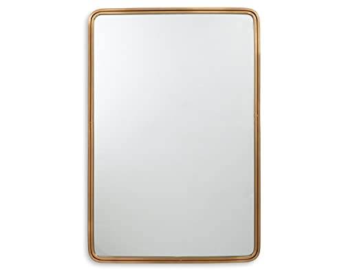 Signature Design By Ashley Brocky Modern 36" Accent Mirror, Metallic #TOP15