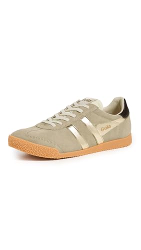 Image of Gola Women's Elan Glitz Suede Sneakers