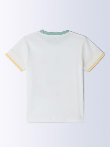 Image of Milou Kids Organic 100% Cotton T-Shirt Made with Biowash Fabric, Saliva-Tested Safe, Short Sleeve Tee for Toddlers & Babies | Label-Free | Soft & Breathable, Safe Dyes, Label-Free Comfort