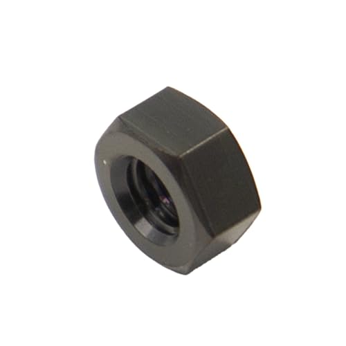 GR5 Titanium Alloy Hex Nut M4 M5 M6 M8 for Bike Motorcycle Car Boat Accessory Parts(Black,M8)