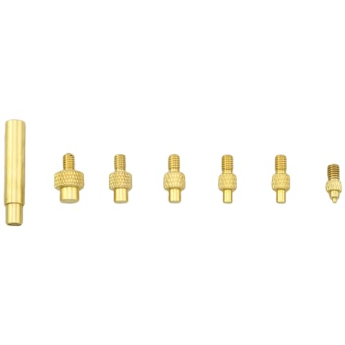Image of TAODAN 1 Set Hot Melt Nut Indenter 936 Universal Soldering Iron Tip Hot Setting Head Tool Set 3D Printer Accessories Brass Insert Tool Model Hot Melt Nut Indenter