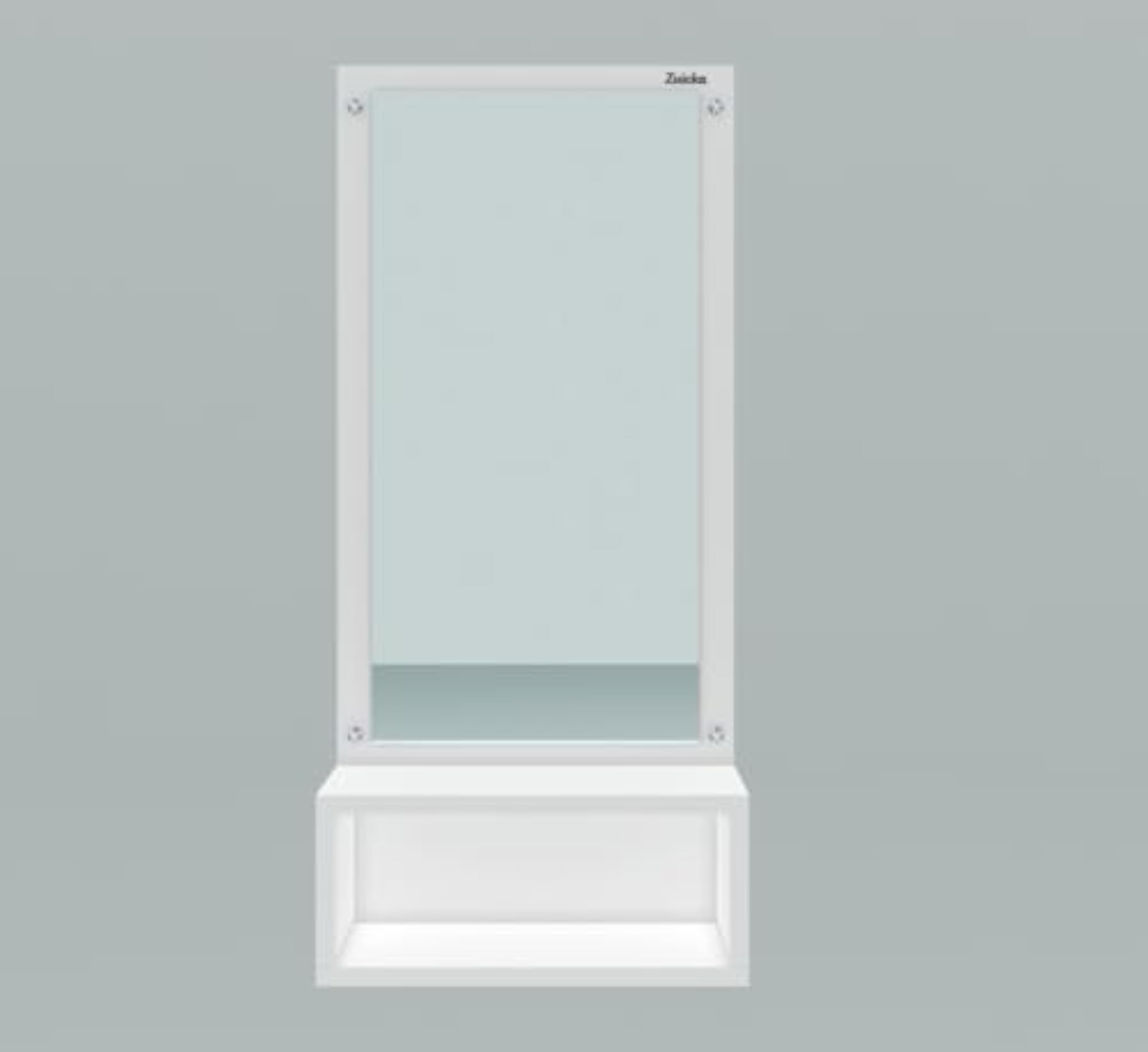 Wall Mounted Dressing Table with Storage Shelf