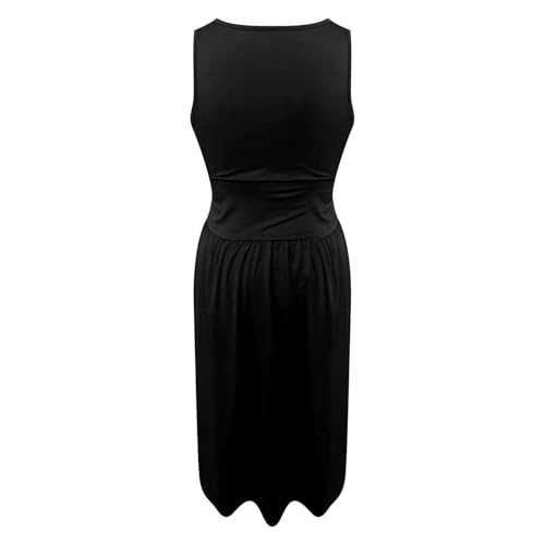 Robe longue col rond fluide pour affiner votre silhouette