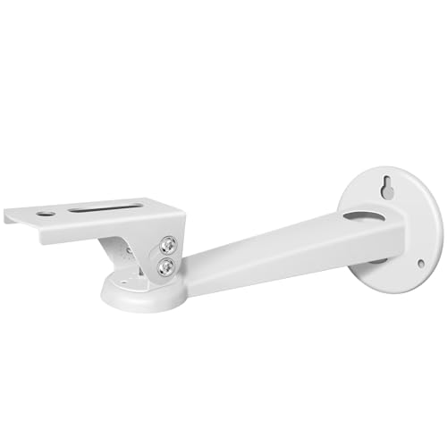 2-Be-Best Camera Wall Mount Bracket Mini Projector Wall Mount Adjustable Camera Hanger Holder Length 7.8 in Load 11.5 lbs 360° Rotation 1/4 inThread for Projectors Cameras Camcorder White