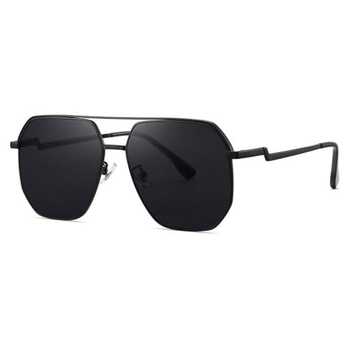 Lunettes de soleil polarisées classiques homme monture carrée anti-UV