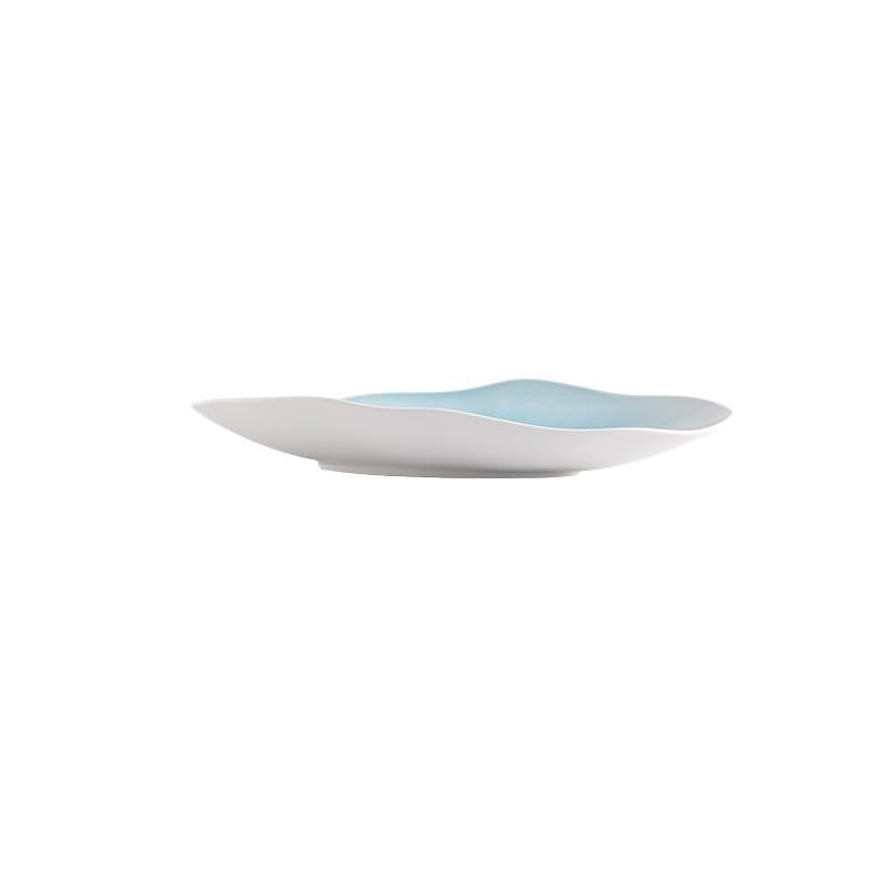 Estilo Campestre platear de Pescado cerámica Fruta for el hogar Simple Ovalado Cena(B,XL)