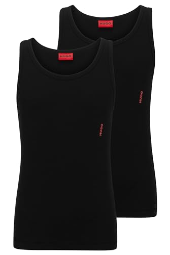 HUGO Herren Twin Pack Tank Top, Black1, XL EU – Ansicht 6