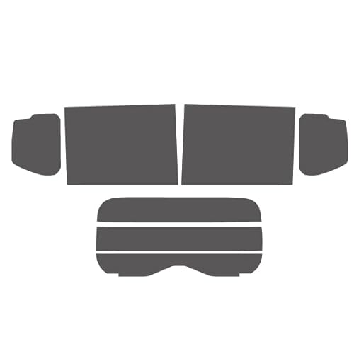 ペルシード(Pellucid) ウインドウフィルム 車種専用カット済み スズキ スペーシア・カスタム・ギア ラゲッジルームアンテナあり MK54・MK94 R5/11〜 失敗安心サービス付 ハードコート ダークスモーク B070882