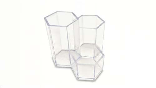 Image of OMEGA Hexa Pen Stand (Clear Transparent)