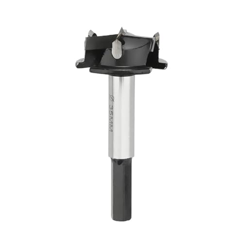35mm Hex Handle Three Blade Hinge Hole Opener 35mm Hex Handle Alloy Door 1Pcs