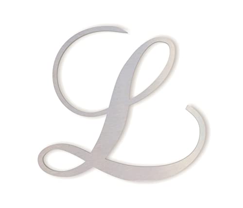 Cursive Metal Letter L, for Front Door, for Above Crib, for Nursery