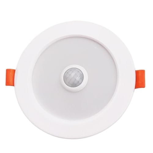 Foco LED con sensor de movimiento 220V 5W, lámpara plafón blanca para techo y depósito 2