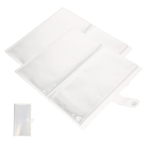 HOMSFOU 2piezas Libro De Almacenamiento De Billetes De Avión Álbum De Tarjetas De Memoria Álbum Portátil De Entradas Para Colección De Billetes Sueltos