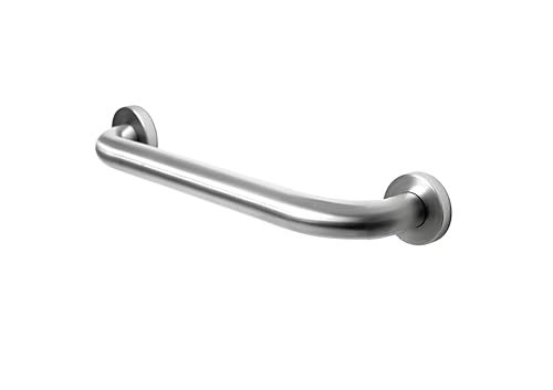 Barra Alça Apoio Idoso Inox Escovado Deficiente Pne Cerrata (Prata, 40 cm)
