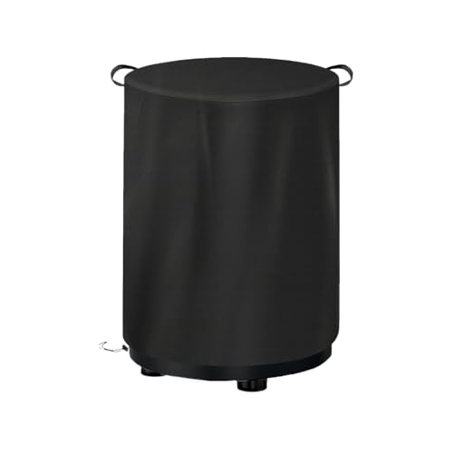 Cover For Fire Pit - Heater Basin Dust Covers, Sun Protection Fire Column Protector Cover, Pits Pillar Storage Case .for Leaves Debris Rain Sunlight Snow Bird Dropping Bonfire Backyard Yard Balcony