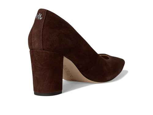 Lauren Ralph Lauren Women's Lanette Suede Block-Heel Pumps3