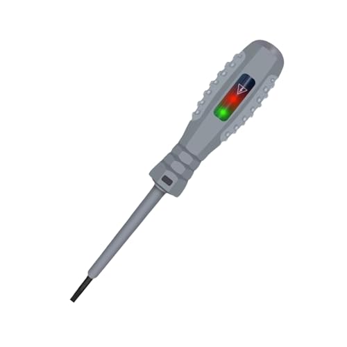 Destornillador probador de circuito, pluma probador de voltaje   Pluma de prueba eléctrica de inducción, Destornillador de probador magnético, detector de voltaje 24V 250V para detección de circuitos