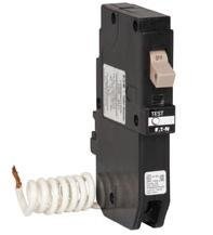 Eaton CHFGF120 CH Series Single-pole GFCI Breaker, 3/4