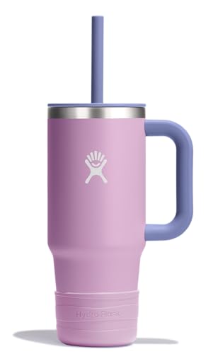 Hydro Flask Kids Tumbler for School - Stainless Steel and Insulated with Straw Cap - 24 Oz in Anemone Purple - image 1
