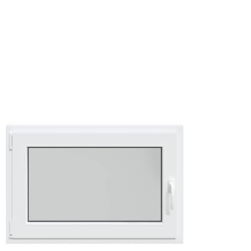 Genérico Finestra Seminterrato RISOR 90x60 cm Anta Ribalta DIN Sinistra,Bianco,19.3kg,4108360