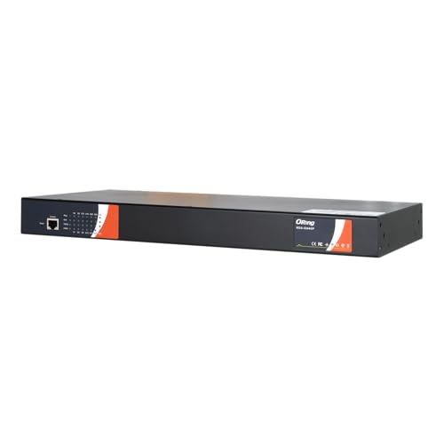 Image of RGS-3244GP | 28-Port Rackmount Managed Gigabit Ethernet Switch | 24 RJ45 Ports + 4 SFP Slots, ORing Industrial Networking