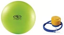 Exercise/Fitness/Workout Stability Ball 55cm anti-burst lime green, children's desk chair