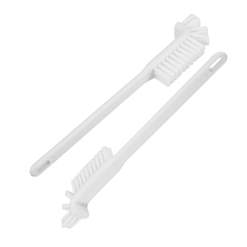 Toyvian 2 pezzi Spazzola Pulizia Multifunzione per Elettrodomestici da Cucina con Manico Lungo Angolato per Frullatori Estrattori e Macchine per Latte di Soia Spazzolino Delicato