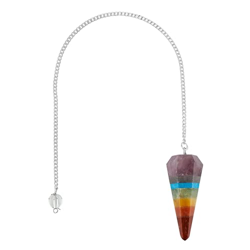 Seven Chakra Pyramid Pendulum at ₹ 90/piece | Crystal Pendulum in