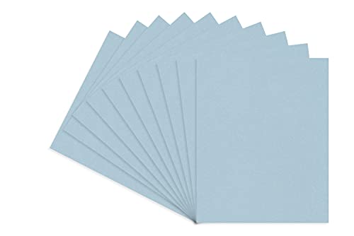 CountryArtHouse Baby Blue Acid Free 11x14 Backing Board - Uncut Photo Mat Board - 10 Sheets